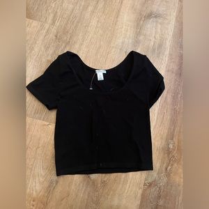 Black Baby Tee